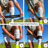 Schienbeinschonerhalter mit Silikonstreifen