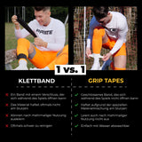 PASTE® Sujeta espinilleras de silicona de fútbol para hombres - Gris