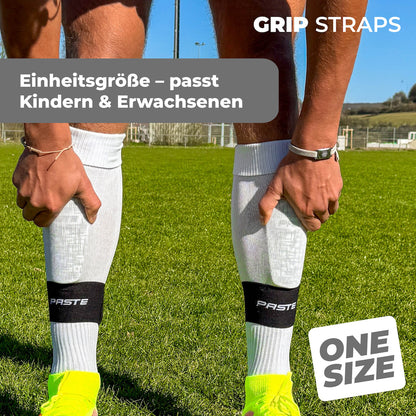 Schienbeinschonerhalter mit Silikonstreifen