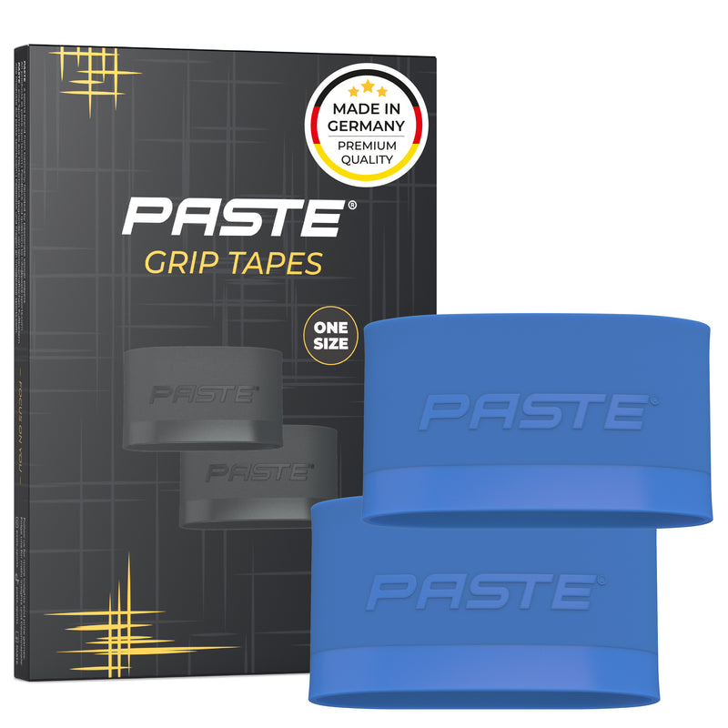 PASTE® Reggi parastinchi da calcio per uomo in silicone - Blu