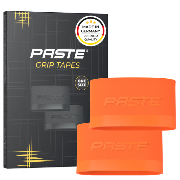 PASTE® Protège-tibias en silicone pour homme et enfant - Orange