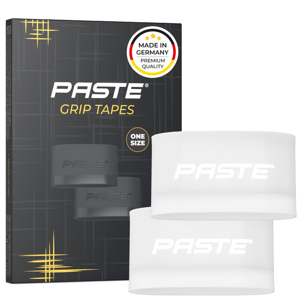 PASTE® Reggi parastinchi da calcio per uomo in silicone - Bianco