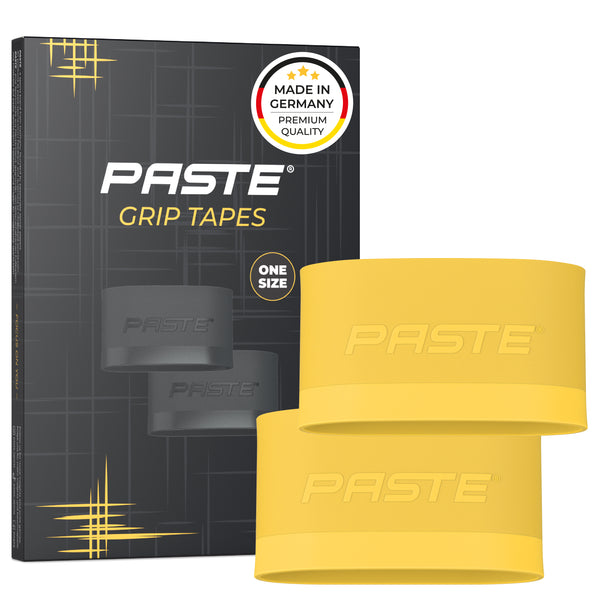 PASTE® Protège-tibias en silicone pour homme et enfant - Jaune