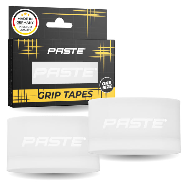 PASTE® Sujeta espinilleras de silicona de fútbol para hombres - Transparente
