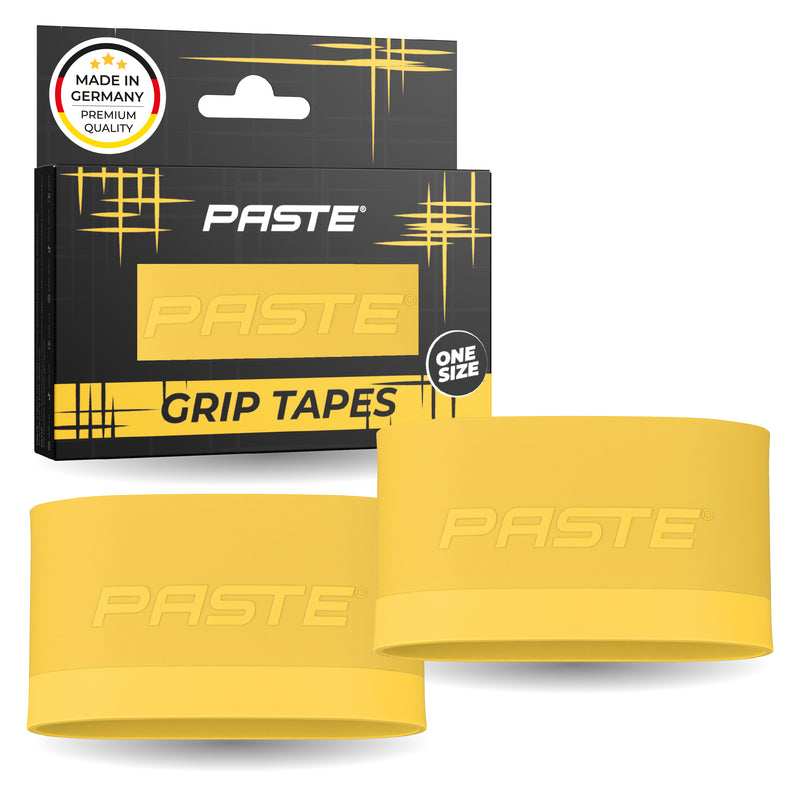 PASTE® Reggi parastinchi da calcio per uomo in silicone - Giallo
