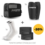 Set PASTE - Calze performanti, nastri di aderenza, parastinchi GENERICI, borsa di stoccaggio