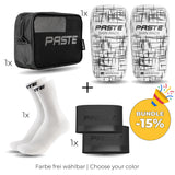 PASTE Set – Performance Socks, Grip Tapes, Schienbeinschoner, Aufbewahrungstasche