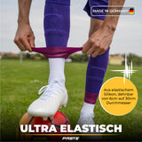 PASTE® Reggi parastinchi da calcio per uomo in silicone - Viola