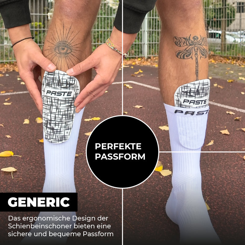 Protège-tibias GENERIC Blanc
