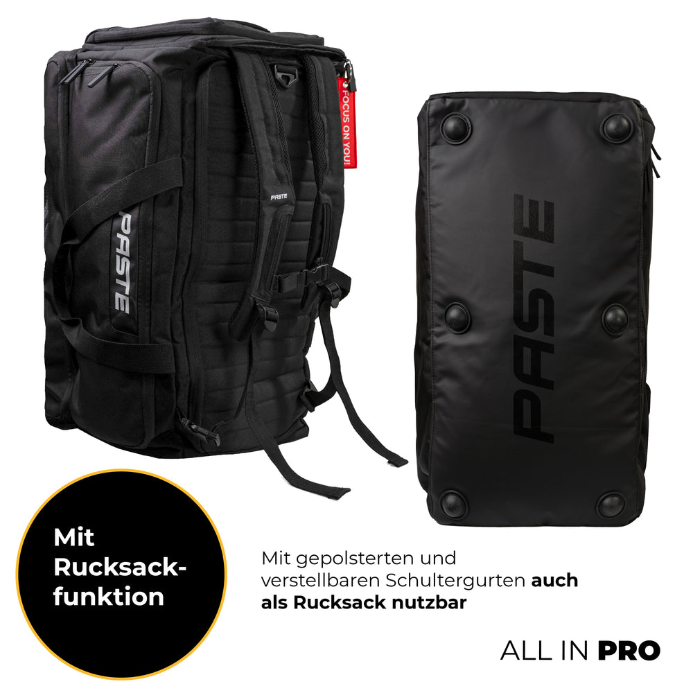 ALL IN PRO Sporttasche mit Schuhfach & Rucksackfunktion
