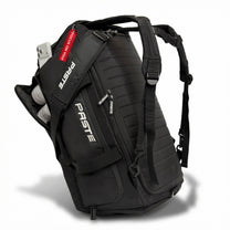 PASTE ALL IN PRO Sporttasche in Schwarz mit Rucksackfunktion und 68 Liter Volumen, mit Seitenfach für Smartphone und Kopfhörer.