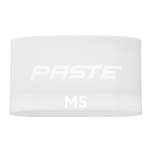 PASTE® Reggi parastinchi da calcio per uomo in silicone - Bianco