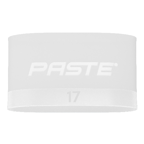 PASTE® Sujeta espinilleras de silicona de fútbol para hombres - Transparente